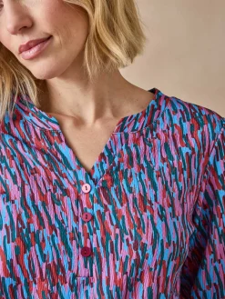 Outlet Tee-shirt en maille gaufrée Femme T-Shirt