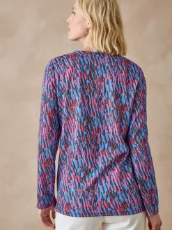 Outlet Tee-shirt en maille gaufrée Femme T-Shirt