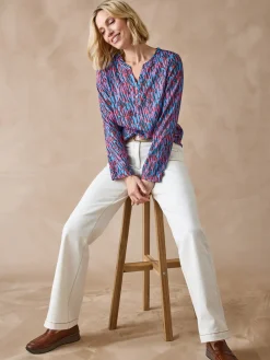 Outlet Tee-shirt en maille gaufrée Femme T-Shirt