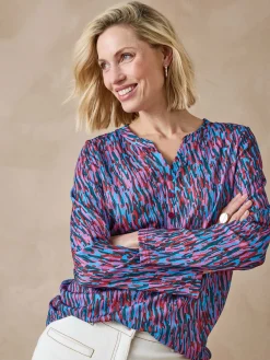 Outlet Tee-shirt en maille gaufrée Femme T-Shirt