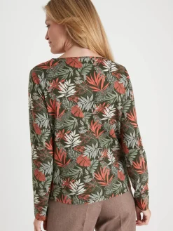 Clearance Tee-shirt encolure fantaisie Femme T-Shirt