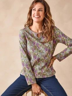 Tee-shirt encolure fantaisie Femme T-Shirt