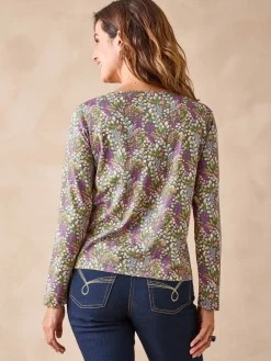 Tee-shirt encolure fantaisie Femme T-Shirt