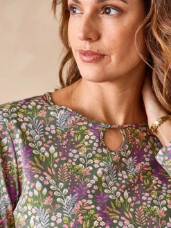 Tee-shirt encolure fantaisie Femme T-Shirt