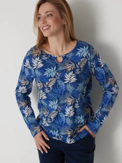 Tee-shirt encolure fantaisie Femme T-Shirt