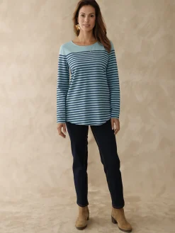 Online Tee-shirt légèrement évasé Femme Tunique|T-Shirt