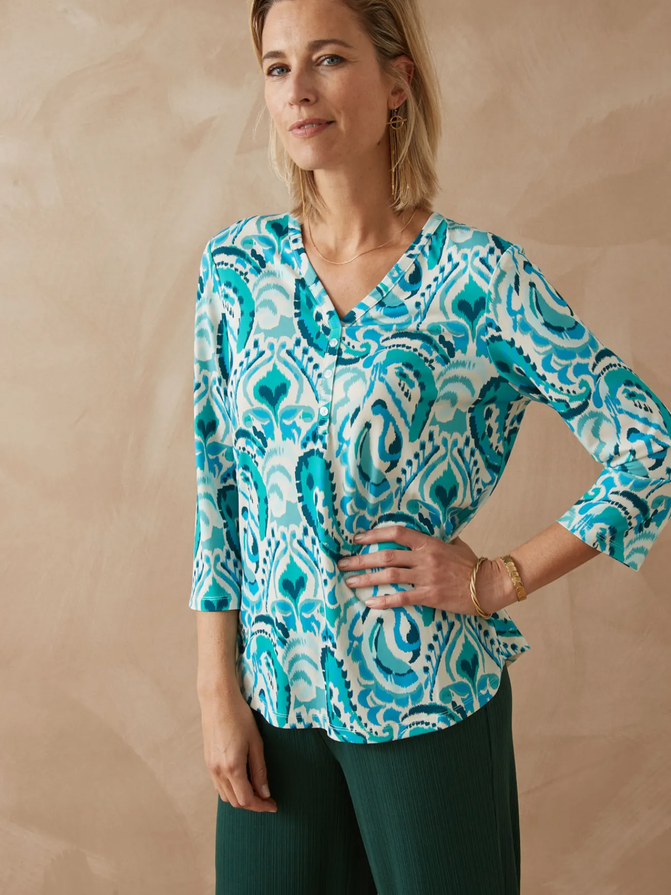 Best Tee-shirt manches 3/4 Femme T-Shirt