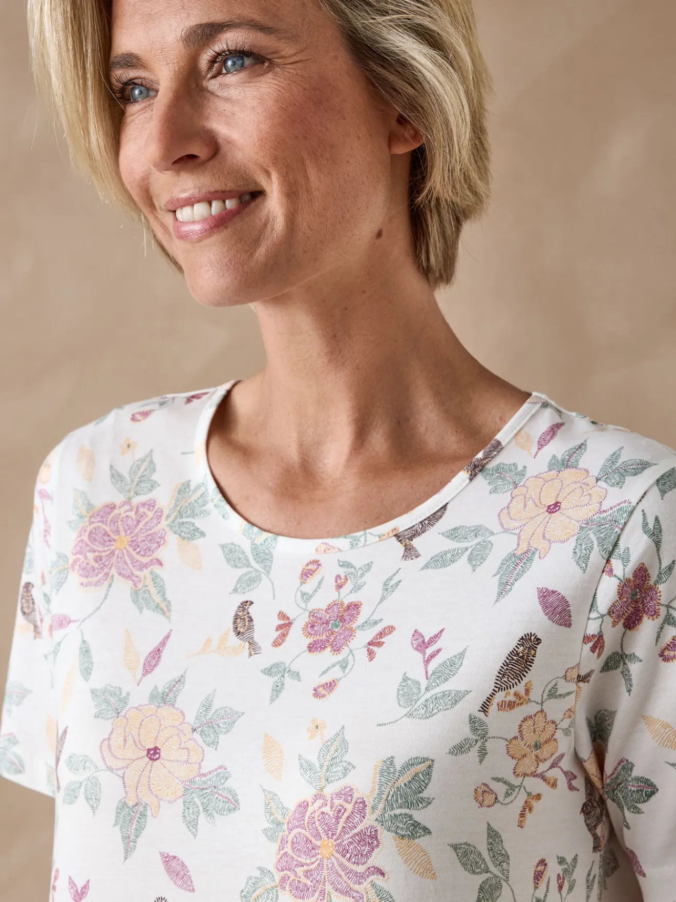 New Tee-shirt manches courtes maille coton Pyjama