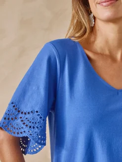 Tee-shirt manches papillon Femme T-Shirt