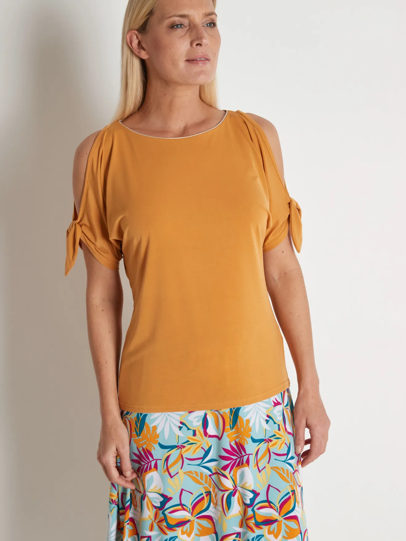 New Tee-shirt manches T ouvertes Femme T-Shirt