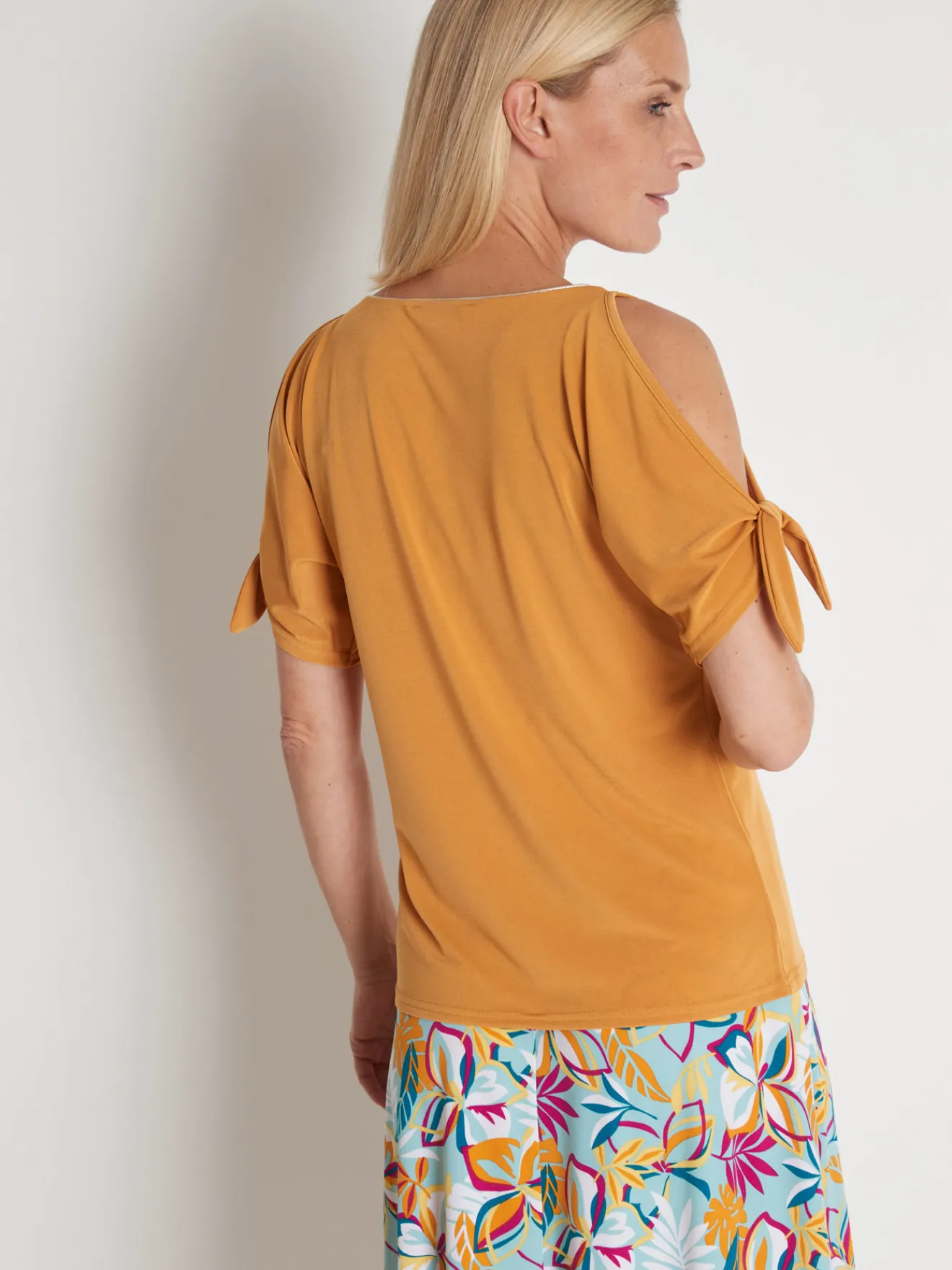 New Tee-shirt manches T ouvertes Femme T-Shirt