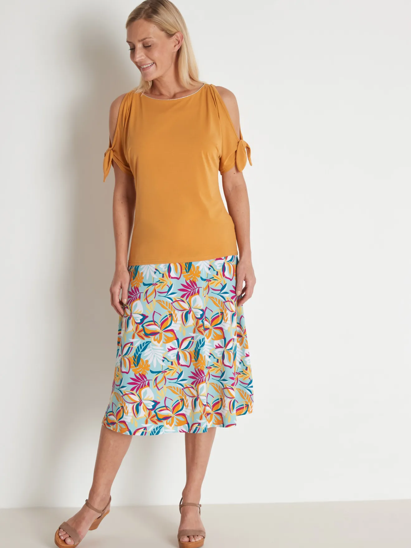 New Tee-shirt manches T ouvertes Femme T-Shirt