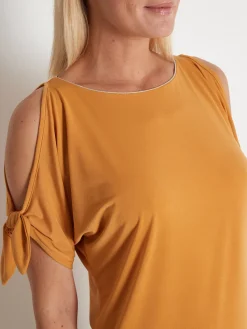 New Tee-shirt manches T ouvertes Femme T-Shirt