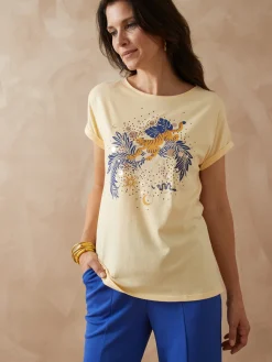 Discount Tee-shirt motif placé Femme T-Shirt