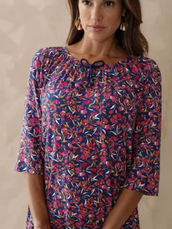 Tee-shirt tunique manches 3/4 Femme Tunique|T-Shirt