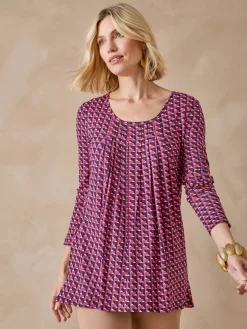 Sale Tee-shirt tunique manches longues Femme Tunique|T-Shirt