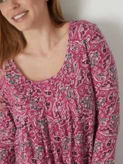 Tee-shirt tunique manches longues Femme Tunique|T-Shirt