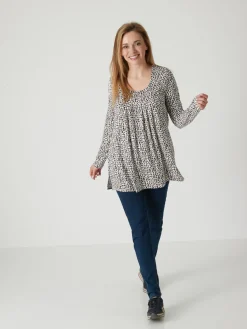 Clearance Tee-shirt tunique manches longues Femme Tunique|T-Shirt