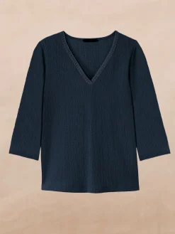 Best Tee-shirt V galon fantaisie Femme T-Shirt