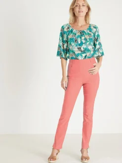 Hot Tregging en tissu stretch Femme Pantalon