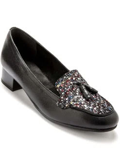 Online Trotteurs à pompons cuir demi-pointures Femme Mocassins, Sans-Gênes