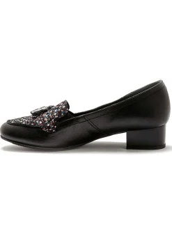 Online Trotteurs à pompons cuir demi-pointures Femme Mocassins, Sans-Gênes