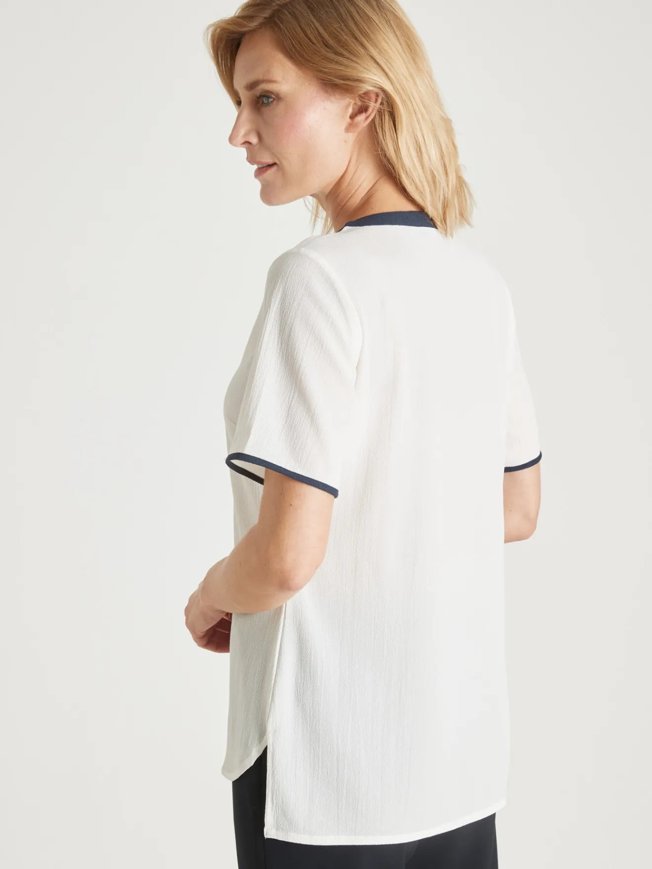 Best Tunique bicolore manches courtes Femme Tunique|Chemisier, Blouse