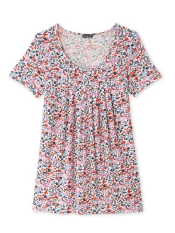 Hot Tunique en maille avec plis d'aisance Femme Tunique|T-Shirt