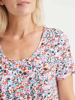 Hot Tunique en maille avec plis d'aisance Femme Tunique|T-Shirt