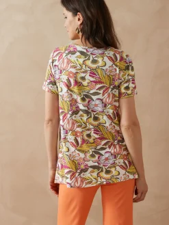 Hot Tunique en maille avec plis d'aisance Femme Tunique|T-Shirt