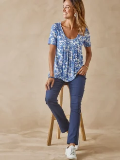 Best Tunique en maille avec plis d'aisance Femme Tunique|T-Shirt