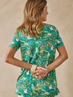 New Tunique en maille avec plis d'aisance Femme Tunique|T-Shirt