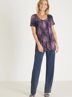 New Tunique en maille crêpe Femme Tunique|T-Shirt