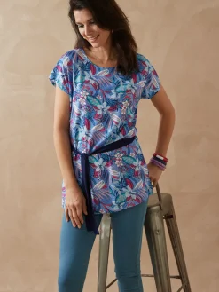 Hot Tunique encolure bateau Femme Tunique|T-Shirt