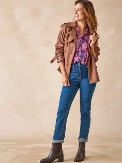 Outlet Tunique fluide en jersey Femme Tunique|Chemisier, Blouse