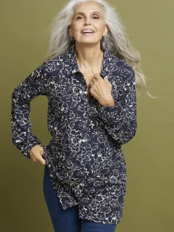 Clearance Tunique fluide en jersey Femme Tunique|Chemisier, Blouse