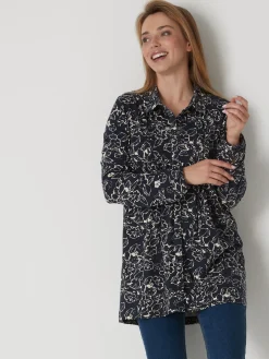 Clearance Tunique fluide en jersey Femme Tunique|Chemisier, Blouse