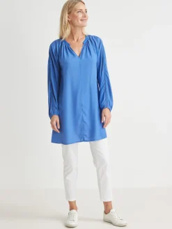 Tunique longue fluide Femme Tunique|Chemisier, Blouse
