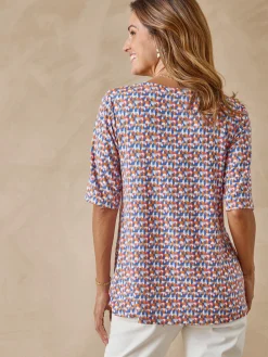 Clearance Tunique maille fluide coupe confort Femme Tunique|T-Shirt