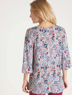 Hot Tunique manches pagode 3/4 Femme Tunique|T-Shirt