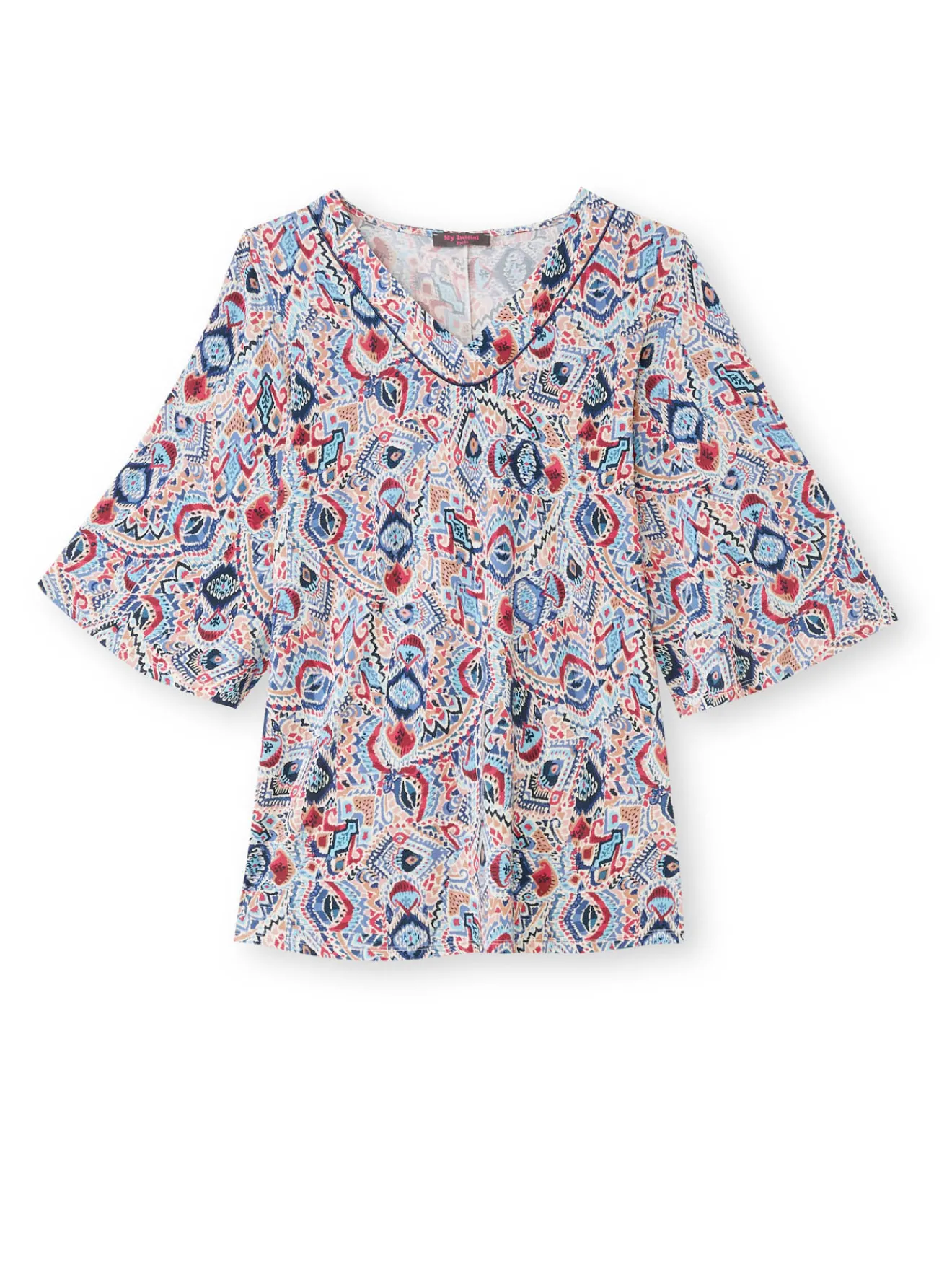 Hot Tunique manches pagode 3/4 Femme Tunique|T-Shirt