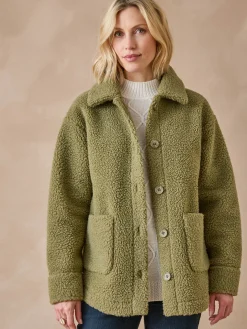 Sale Veste chaude en maille moutonnée Femme Manteau, Parka