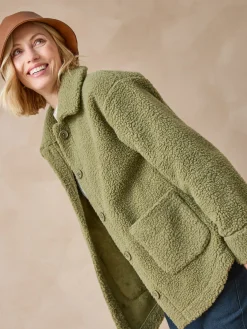 Sale Veste chaude en maille moutonnée Femme Manteau, Parka