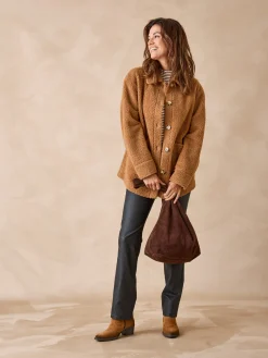 Online Veste chaude en maille moutonnée Femme Manteau, Parka