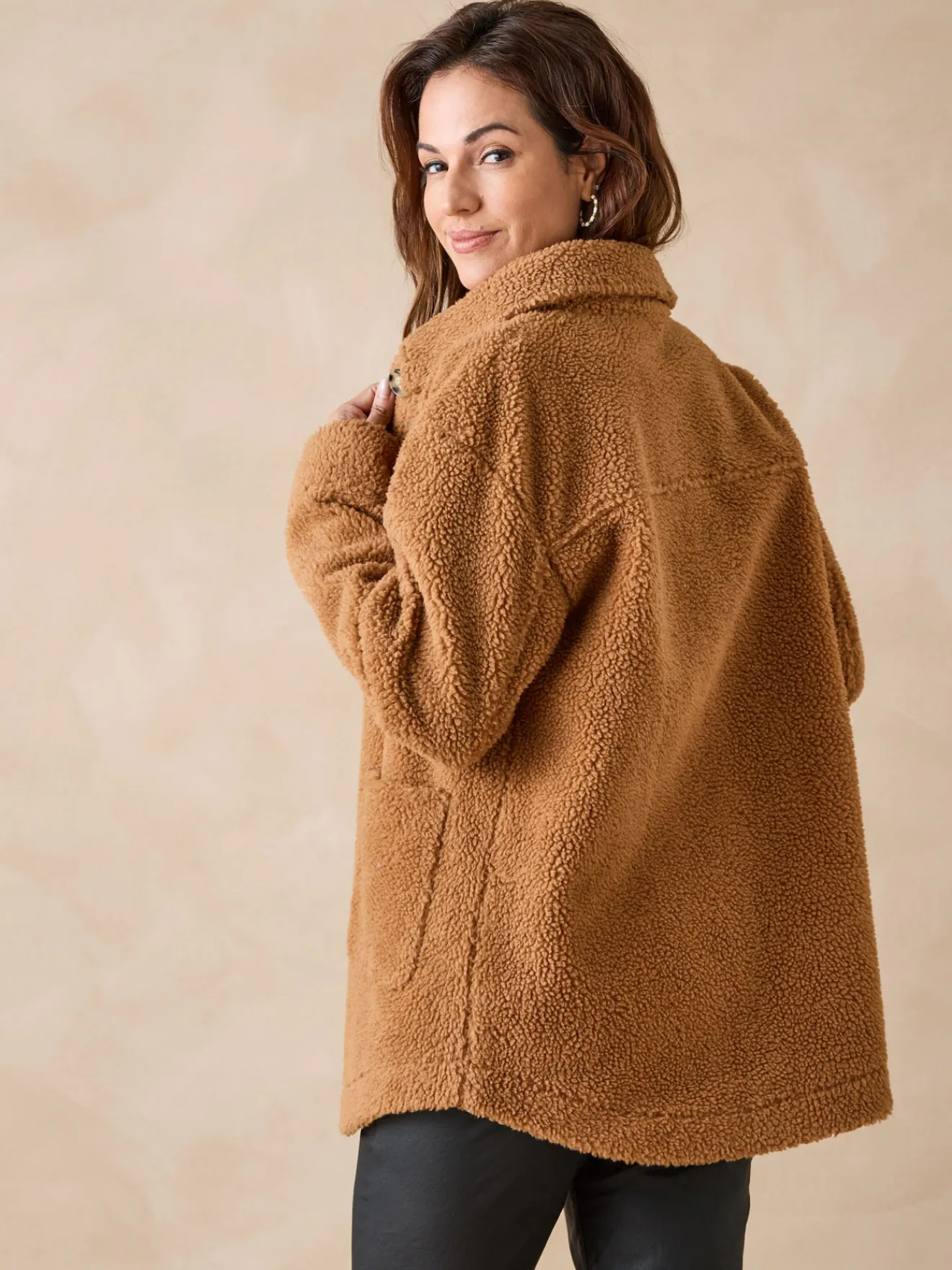 Online Veste chaude en maille moutonnée Femme Manteau, Parka