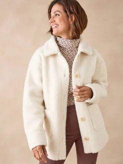 Best Veste chaude en maille moutonnée Femme Manteau, Parka