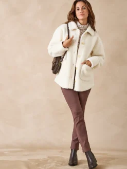 Best Veste chaude en maille moutonnée Femme Manteau, Parka