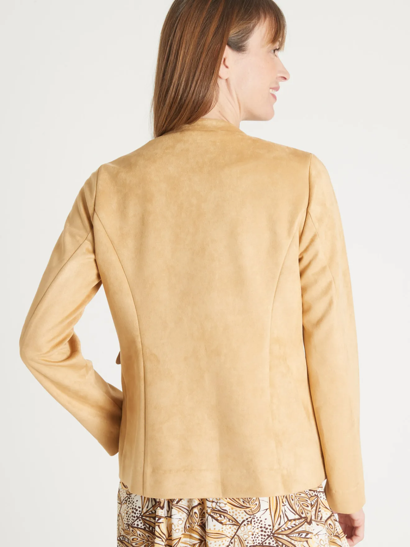 Online Veste en maille suédine Femme Manteau, Parka|Veste, Blazer