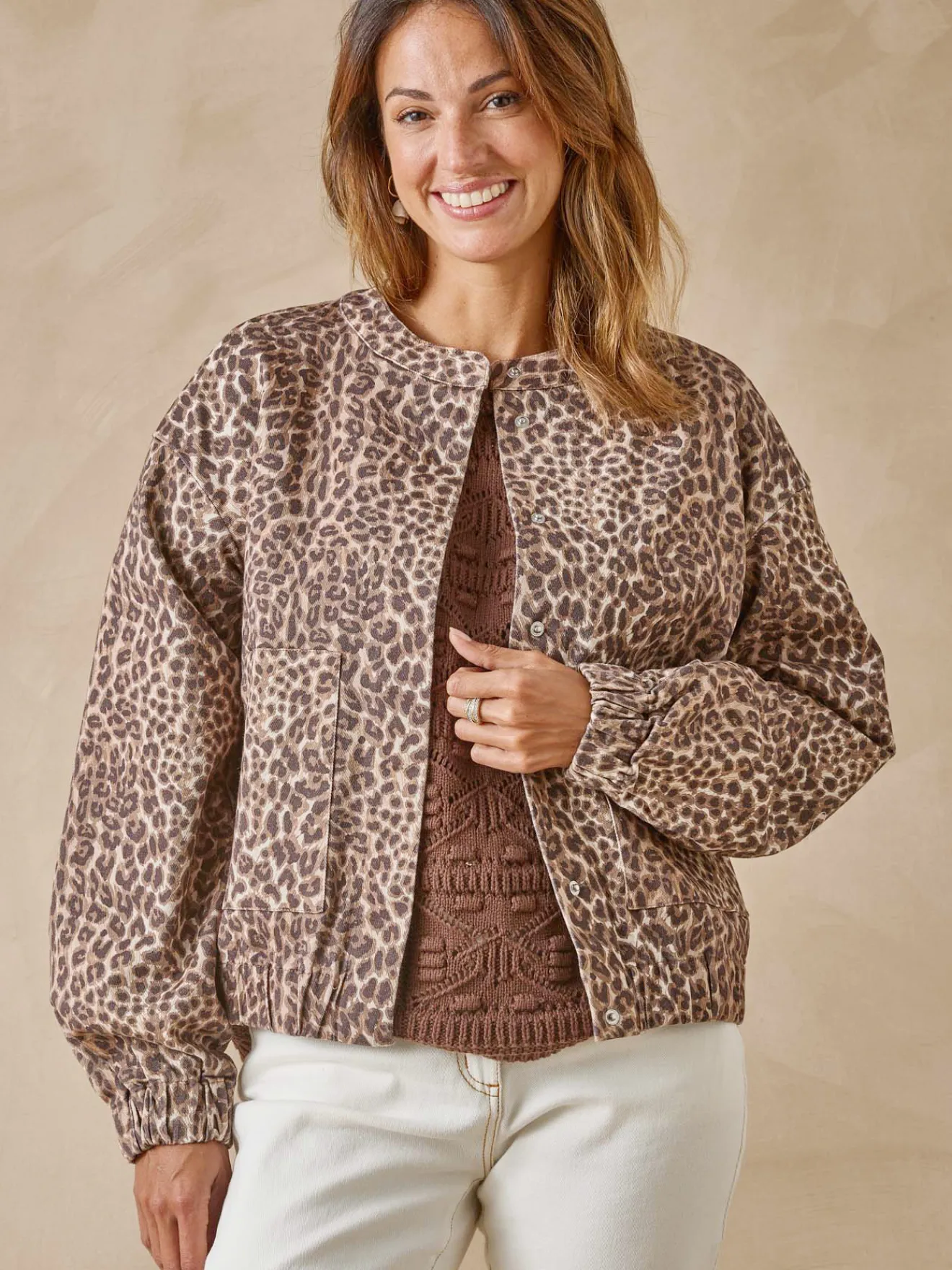 New Veste en twill Femme Manteau, Parka|Veste, Blazer