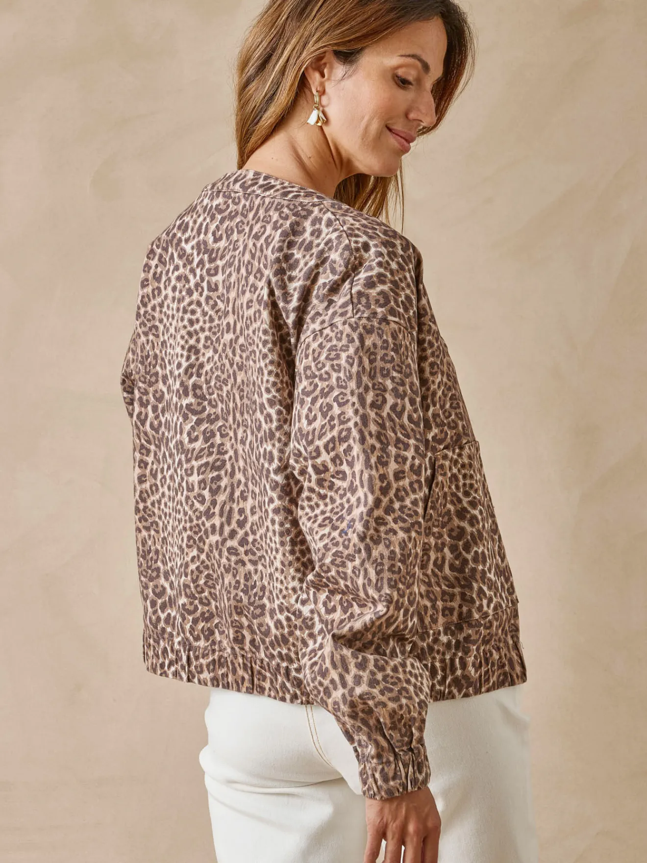 New Veste en twill Femme Manteau, Parka|Veste, Blazer